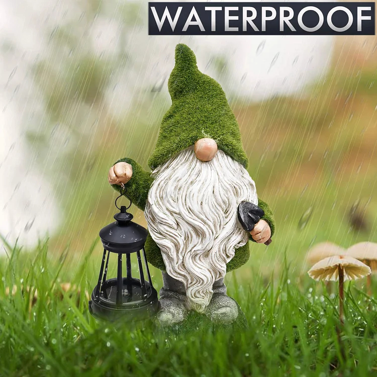 Solar Garden Outdoor Dwarf Statue