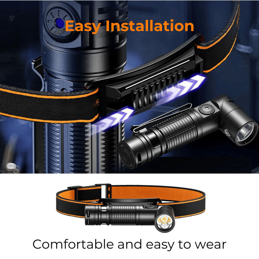 Swivel 500 Lumens Rechargeable Flashlight