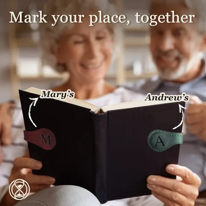 🔥Personalized Magnetic Leather Bookmark