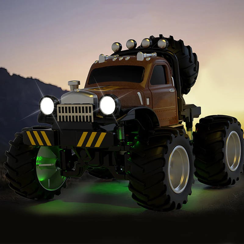 🎁Best Gift-Durable Off-JJRC Alloy Big Foot Off - Road Short Card RC Car