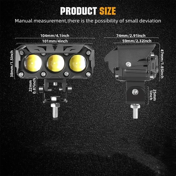 🔥Last Day 49% Off🔥Motorcycle Driving Light LED Auxiliary Light