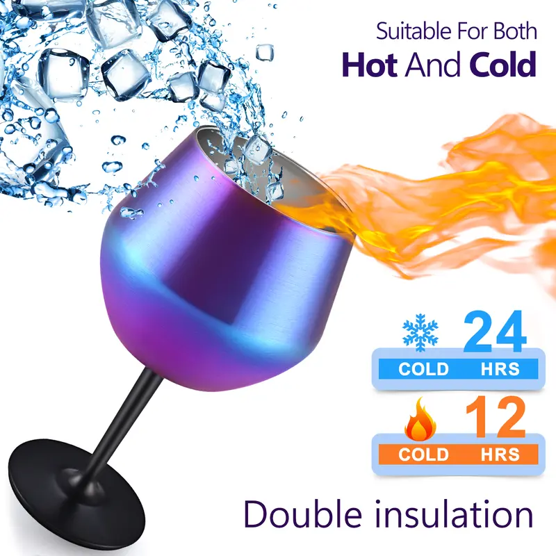 Water Bottle Premium Stainless Steel Wine Glass