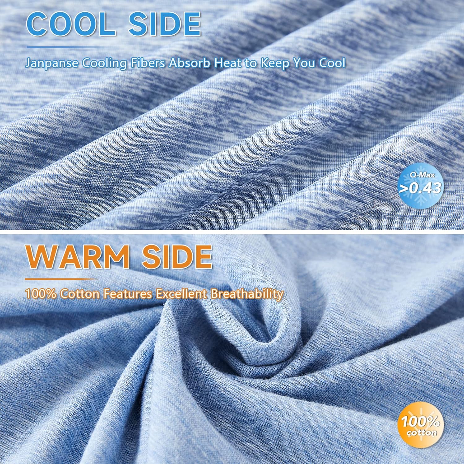 ❄Summer Ultimate Cooling Double-Sided Pillowcase