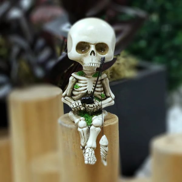 🎁Fishing Skeleton Garden Accessory