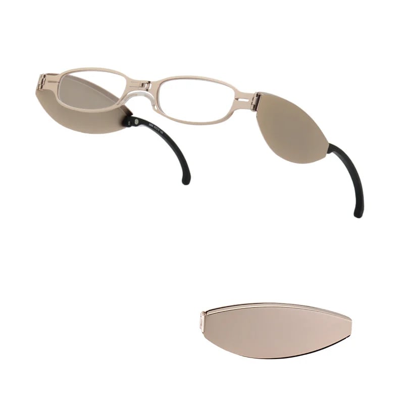 Folding Metal Presbyopia Anti-Blue Light Glasses