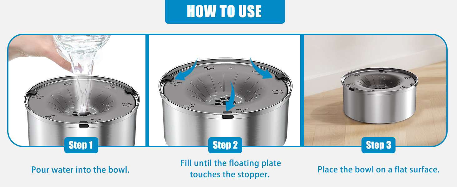 no splash dog water bowl