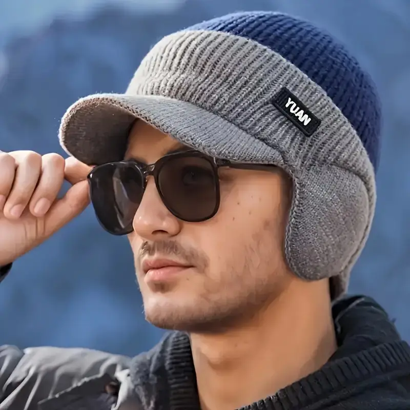 ☃️Elastic Warm Ear Protection Knitted Hat
