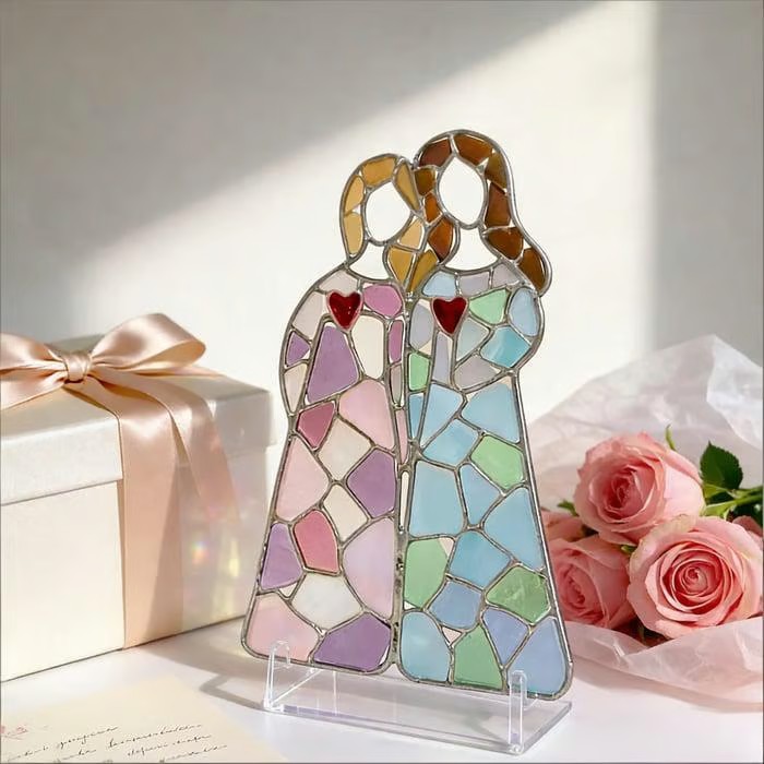 💝Mother & Child Suncatcher - Wrap Mom in Love This Mother's Day