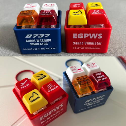 Pilot And Crew Alert Keychain EGPWS Warning Sound Simulator