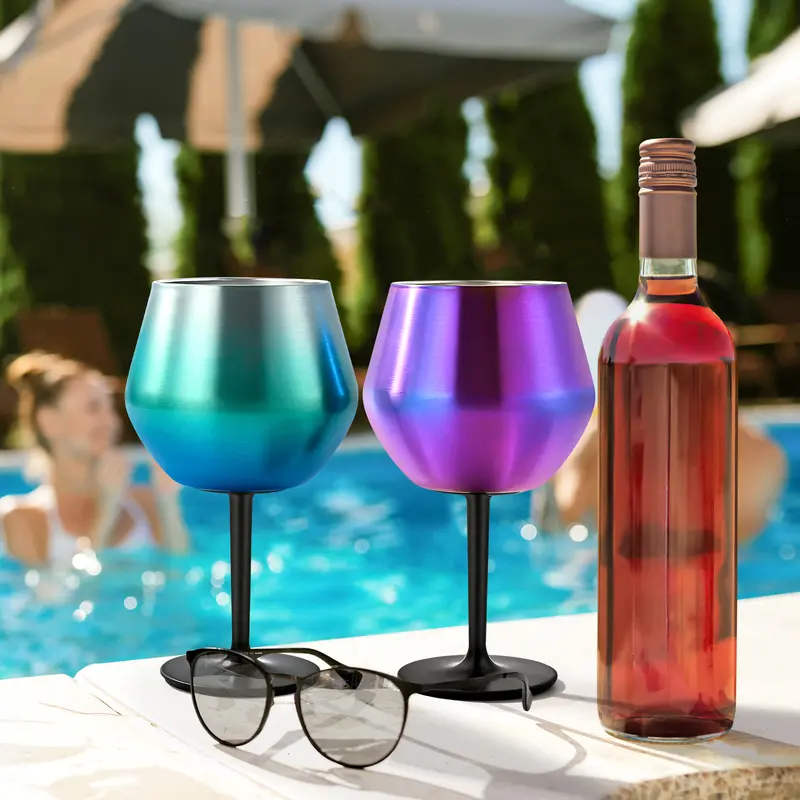 Water Bottle Premium Stainless Steel Wine Glass