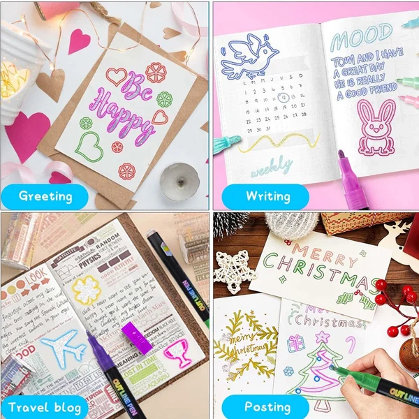 🎁Best Gift🎅Marker Pen for Highlight（1 Set / 24Pcs）