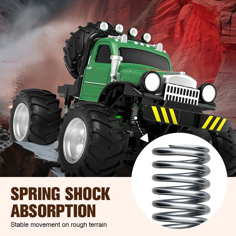 🎁Best Gift-Durable Off-JJRC Alloy Big Foot Off - Road Short Card RC Car