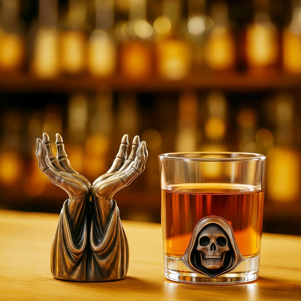 Grim Reaper Whiskey Holder Set