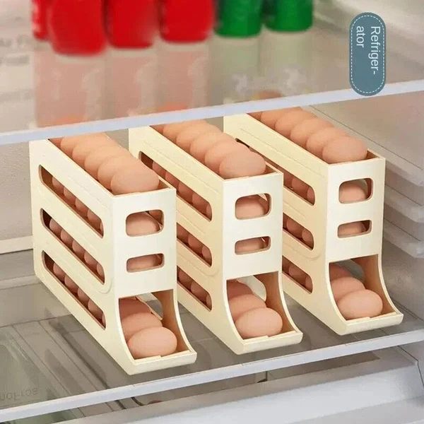 ⏰LAST DAY - 50% OFF👉2024 New 4-Layer Height Automatic Roll-Down Egg Dispenser