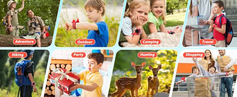 Fygurso 儿童恐龙对讲机产品介绍 3280 英尺 3 通道双向对讲机恐龙和蜘蛛 2 包音频间谍设备多色 5