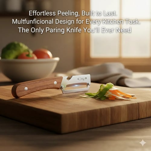 🔪 All-in-One Stainless Steel Peeler
