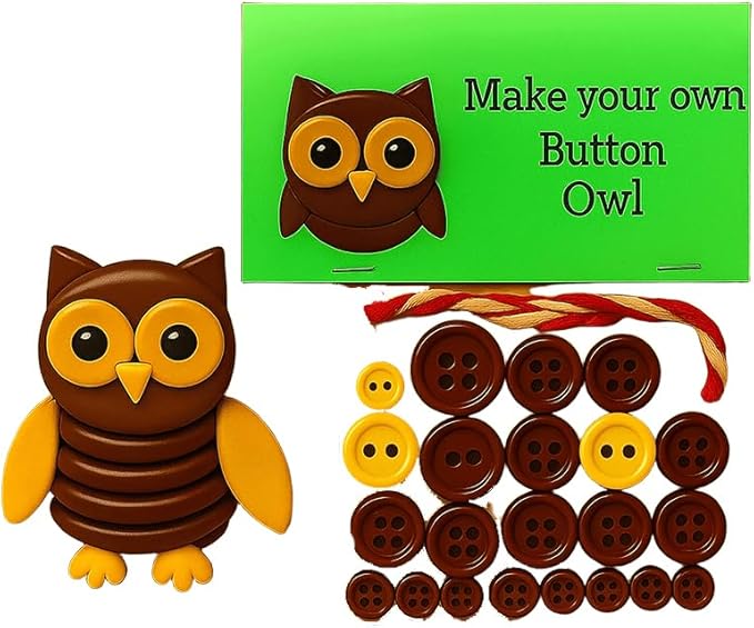 🔥🎅☃️ DIY Button Ornament Kits