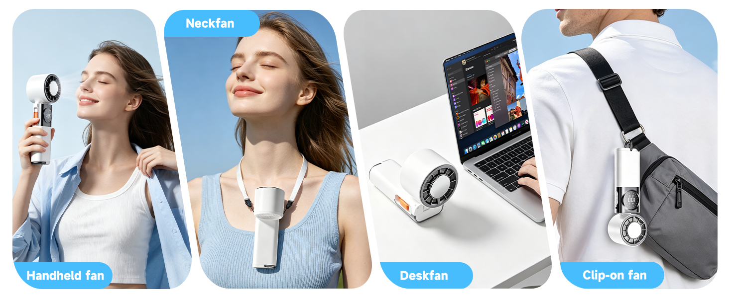 4 in 1 handheld fan