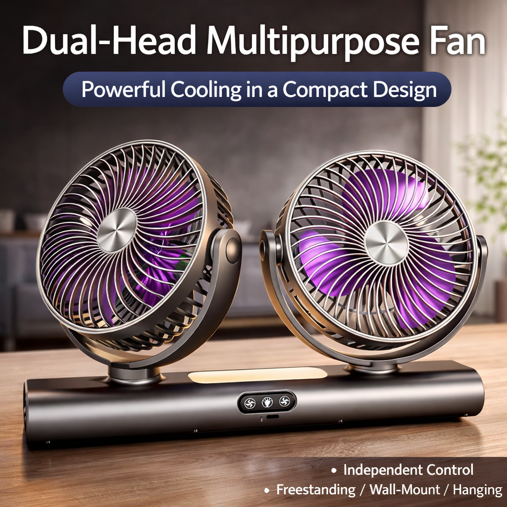 Comfortable All Night Multifunctional USB Cooling Fan