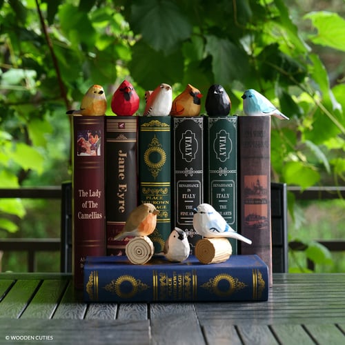 Handcrafted Bird + Stand