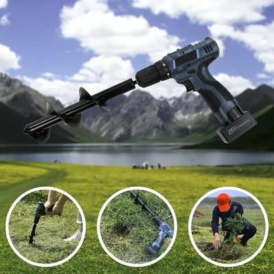  Easy Gardening Auger Spiral Drill Bit