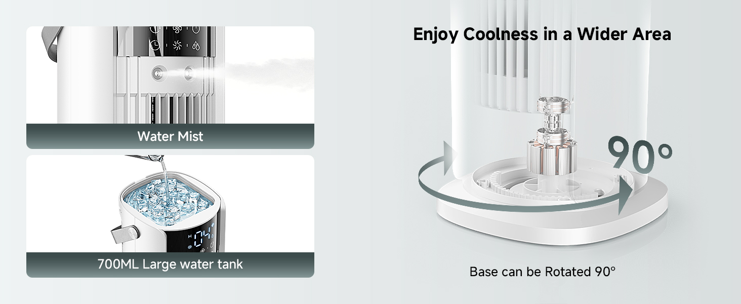 Enjoy Coolness in a Wider Area