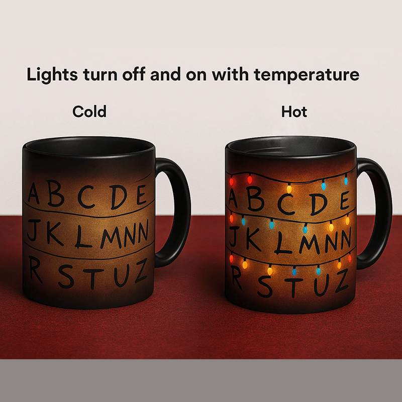💥🔥Last Day 50% OFF--Bizarre Colored Lights Heat-Sensitive Mug