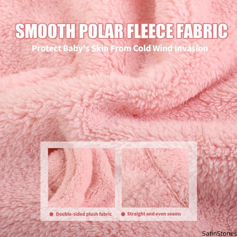 Winter Balaclava & Neck Warmer Hat - Windproof Thermal Kids Full Face Mask with Detachable Hood