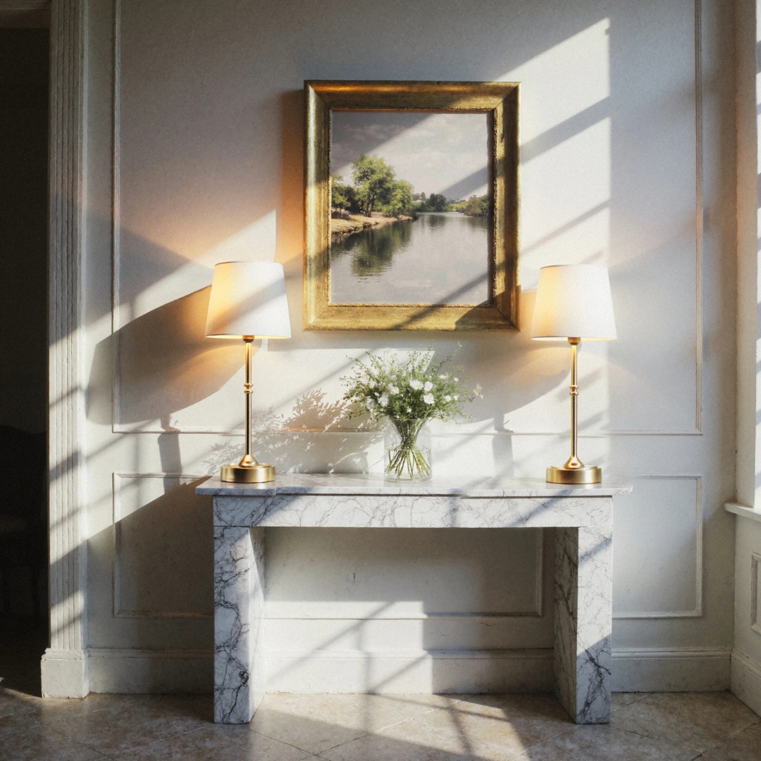 Fabric Cover LED Modern Simple Desk Lamp