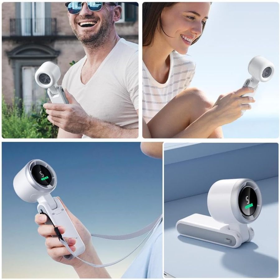 💝Portable 3 IN 1 Handheld Turbo Fan
