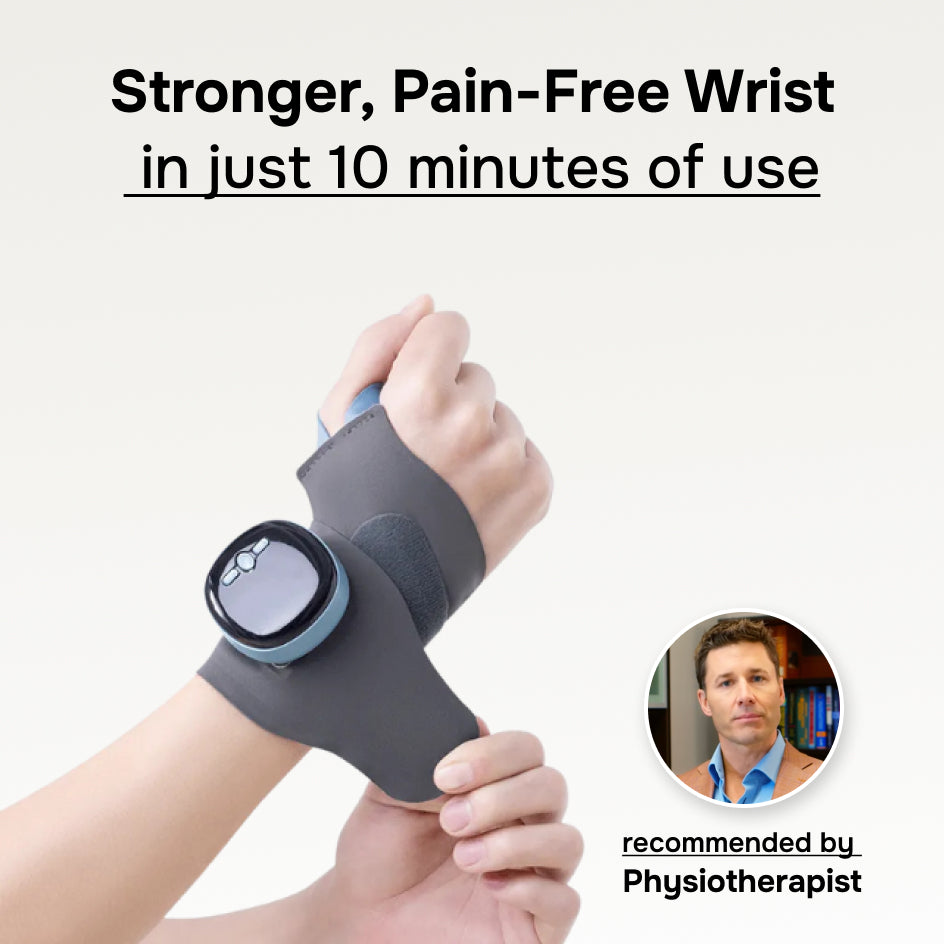 Wrist Support Brace with EMS and Heat Therapy