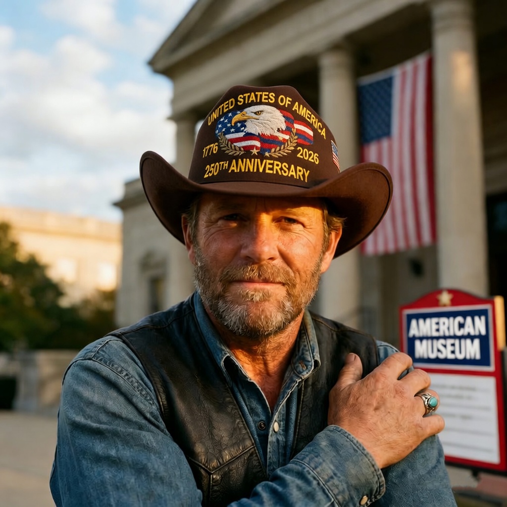 250 Years Later — Still Standing Patriotic Cowboy Hat