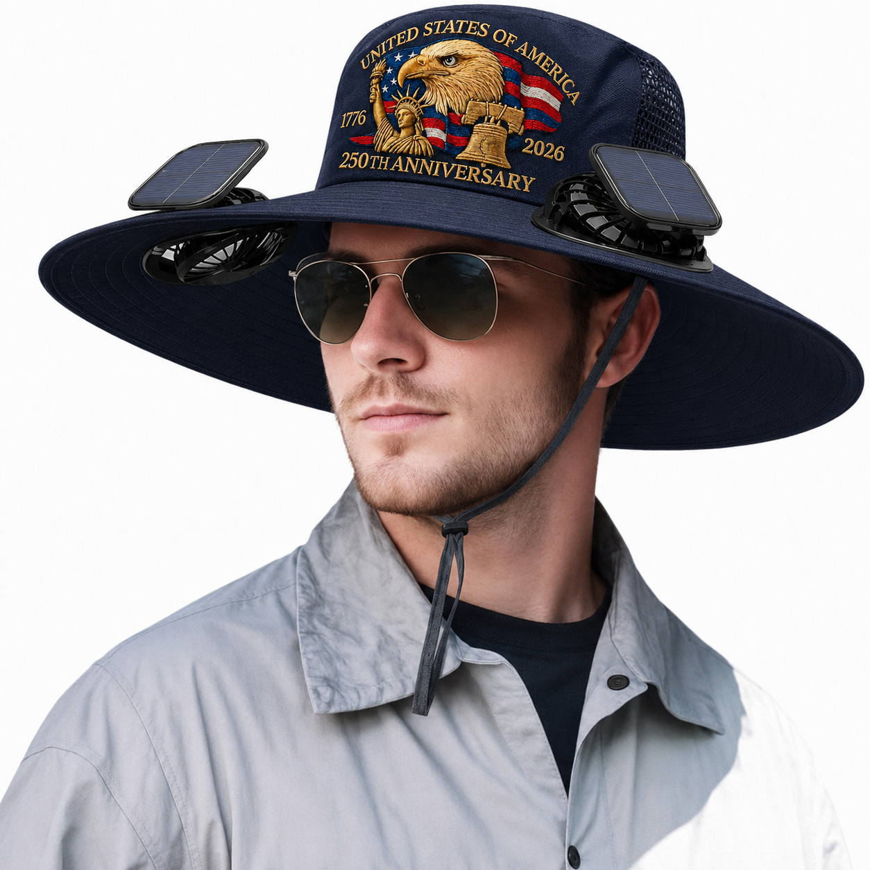 250th Anniversary Solar Dual-Fan Hat
