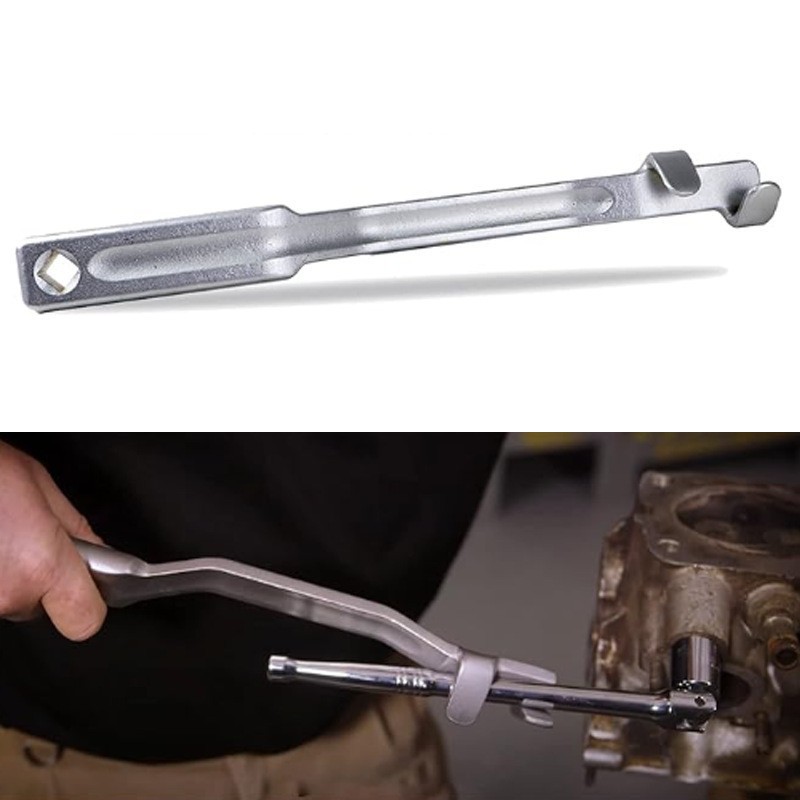 Universal Wrench Extender Tool Bar and Conversion Adapter