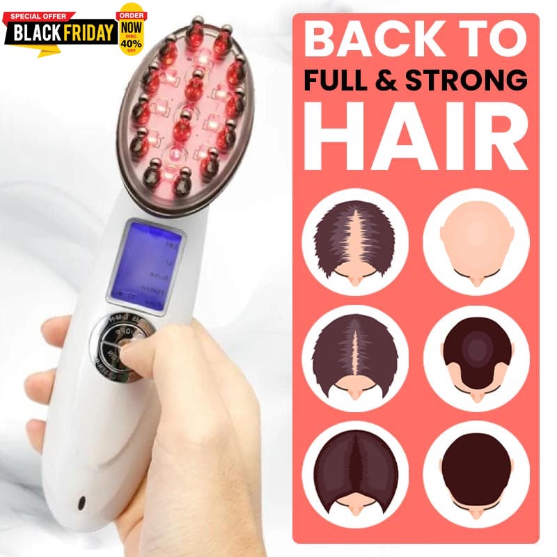 Hair Regrowth Laser Comb- For Lasting Strong & Full Hair