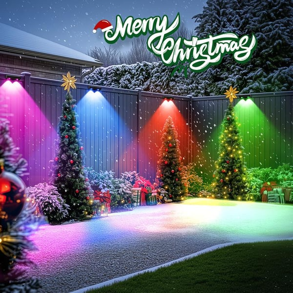 🎁 Hot Sale Promotion 49% OFF 🔥 Solar Fence Lights Outdoor