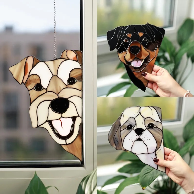 Funny Window Corner Decor - 🐶Peeping Dog