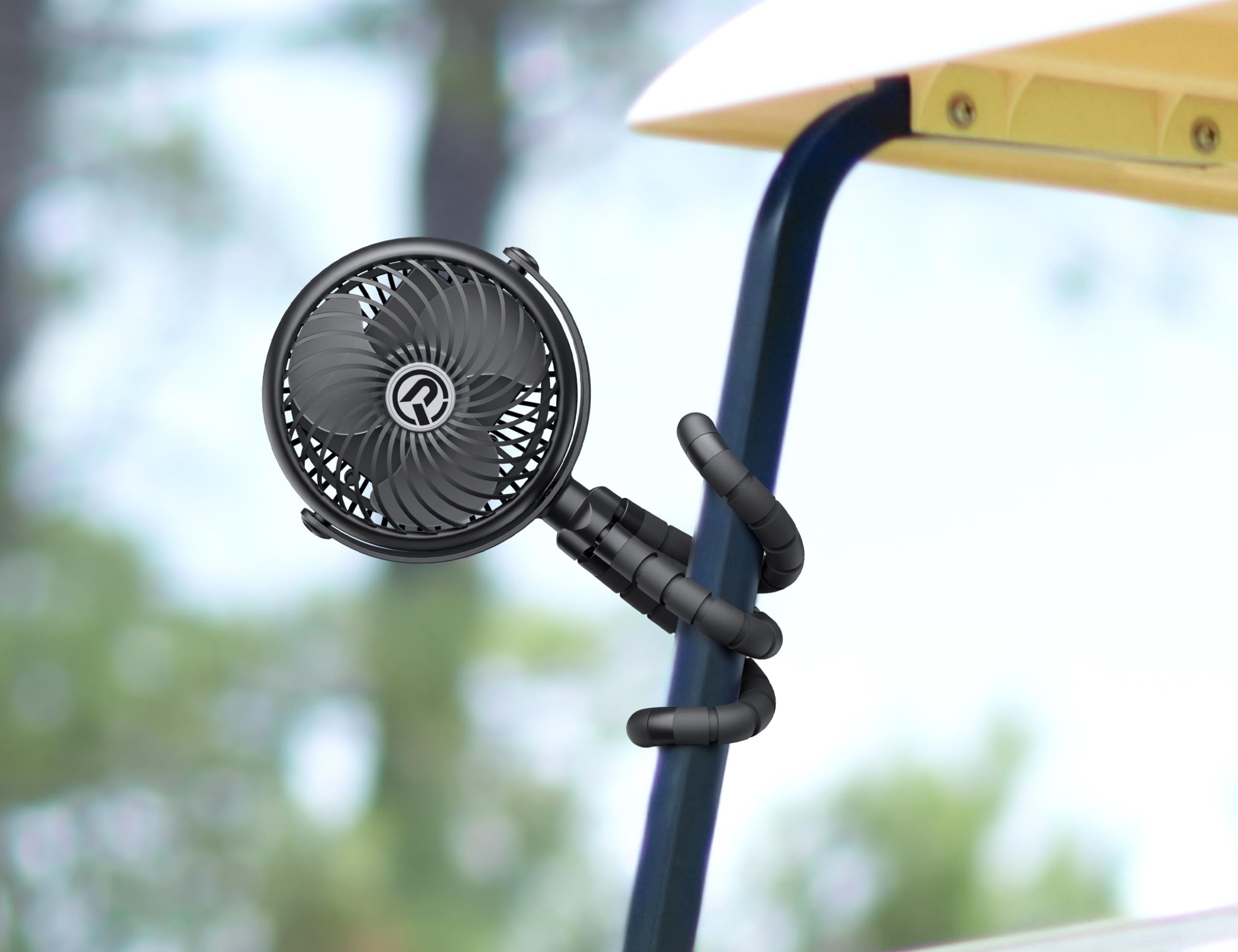 Rechargeable Golf Cart Fan