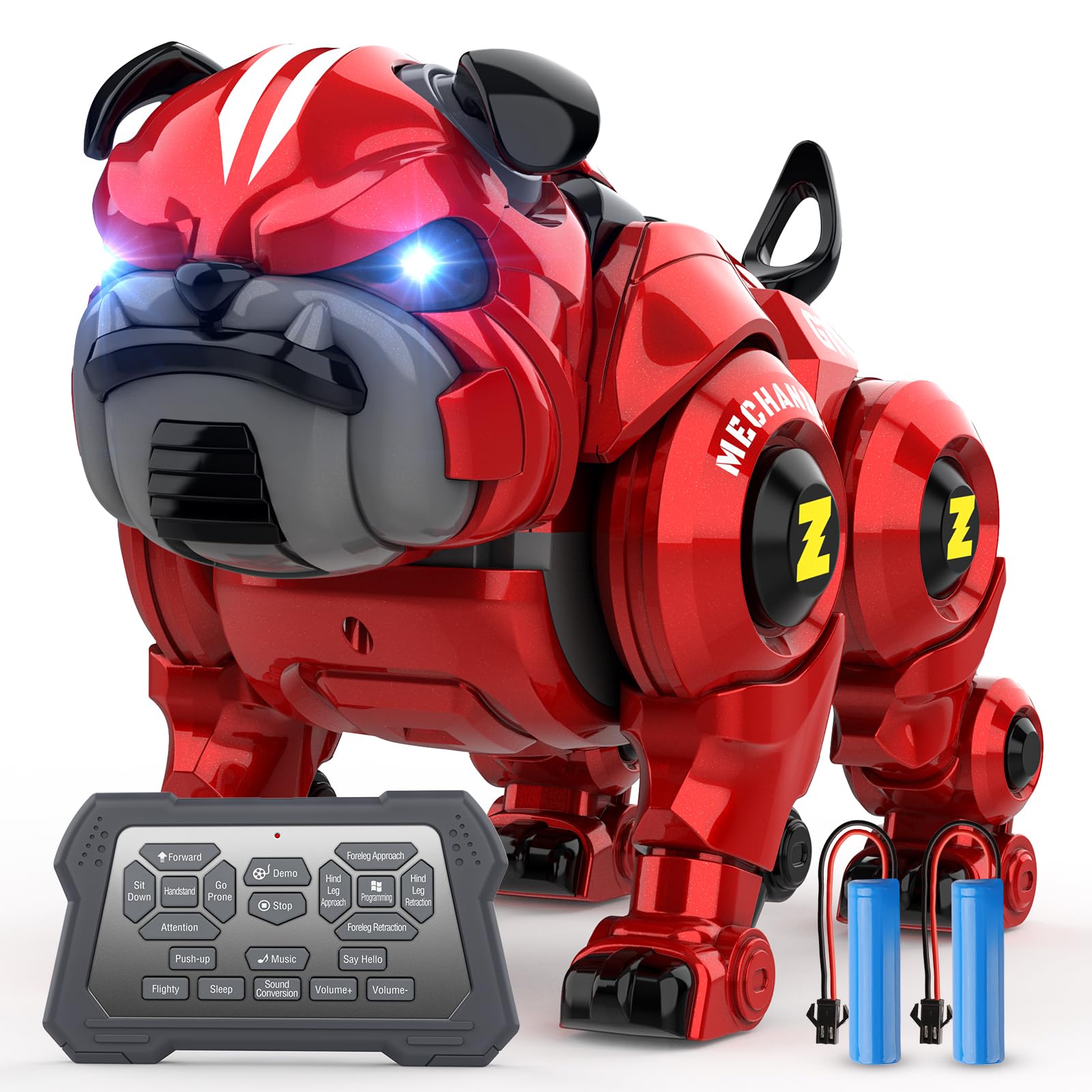 Remote Control Stunt Robo Dog With Sing, Dance, Touch Function