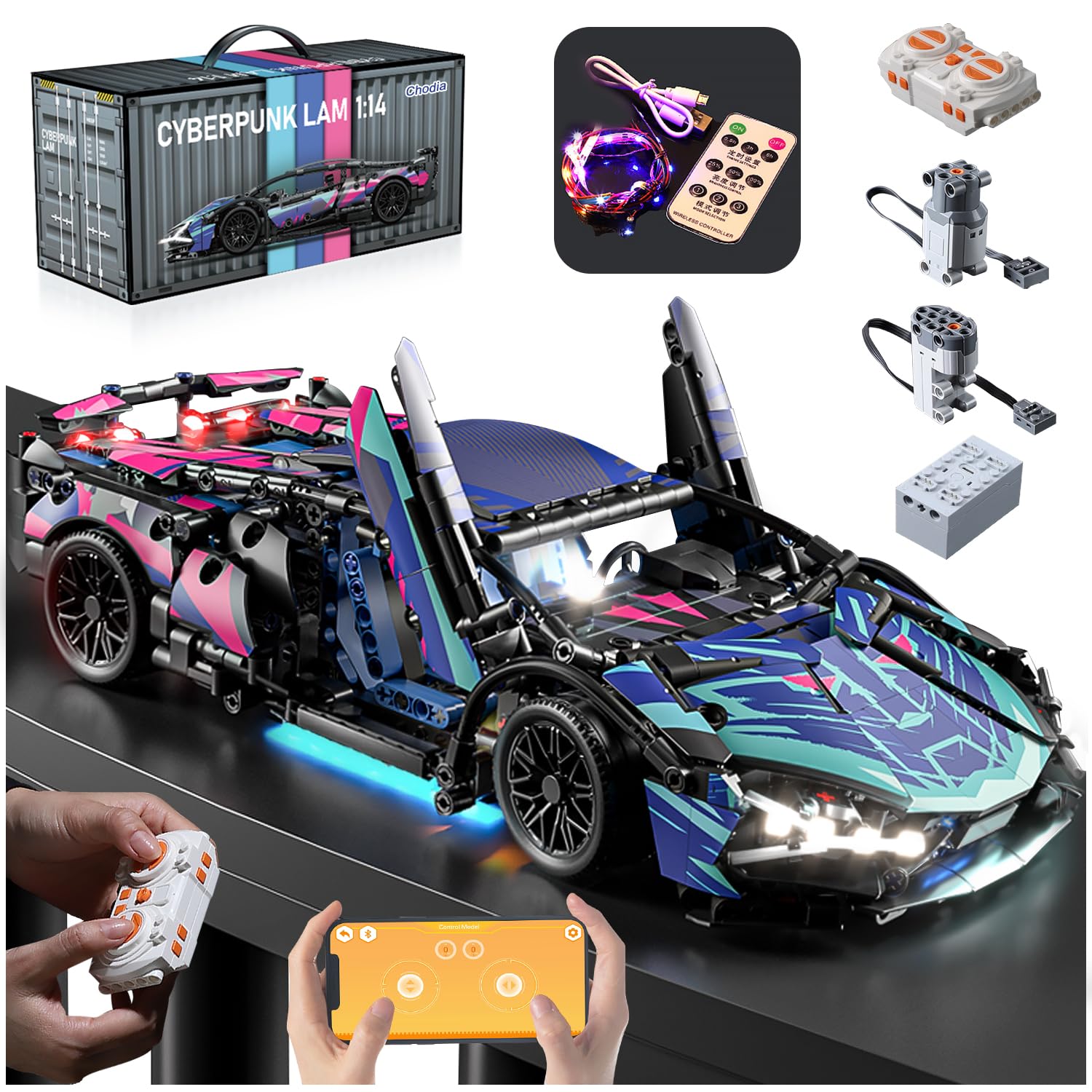 1:14 Remote Control Car Building Set