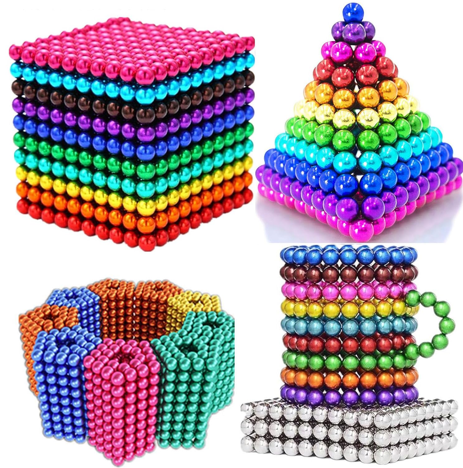 3D Puzzle Magnetic Balls - 216 magnetic balls