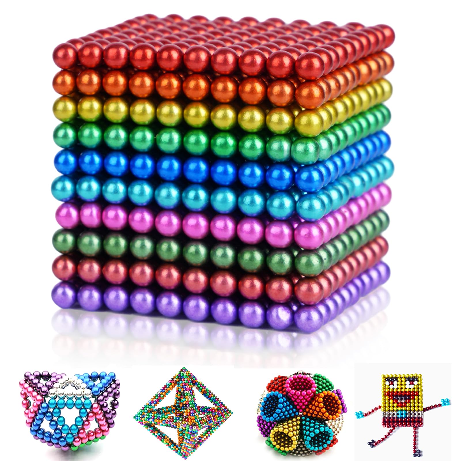 3D Puzzle Magnetic Balls - 216 magnetic balls