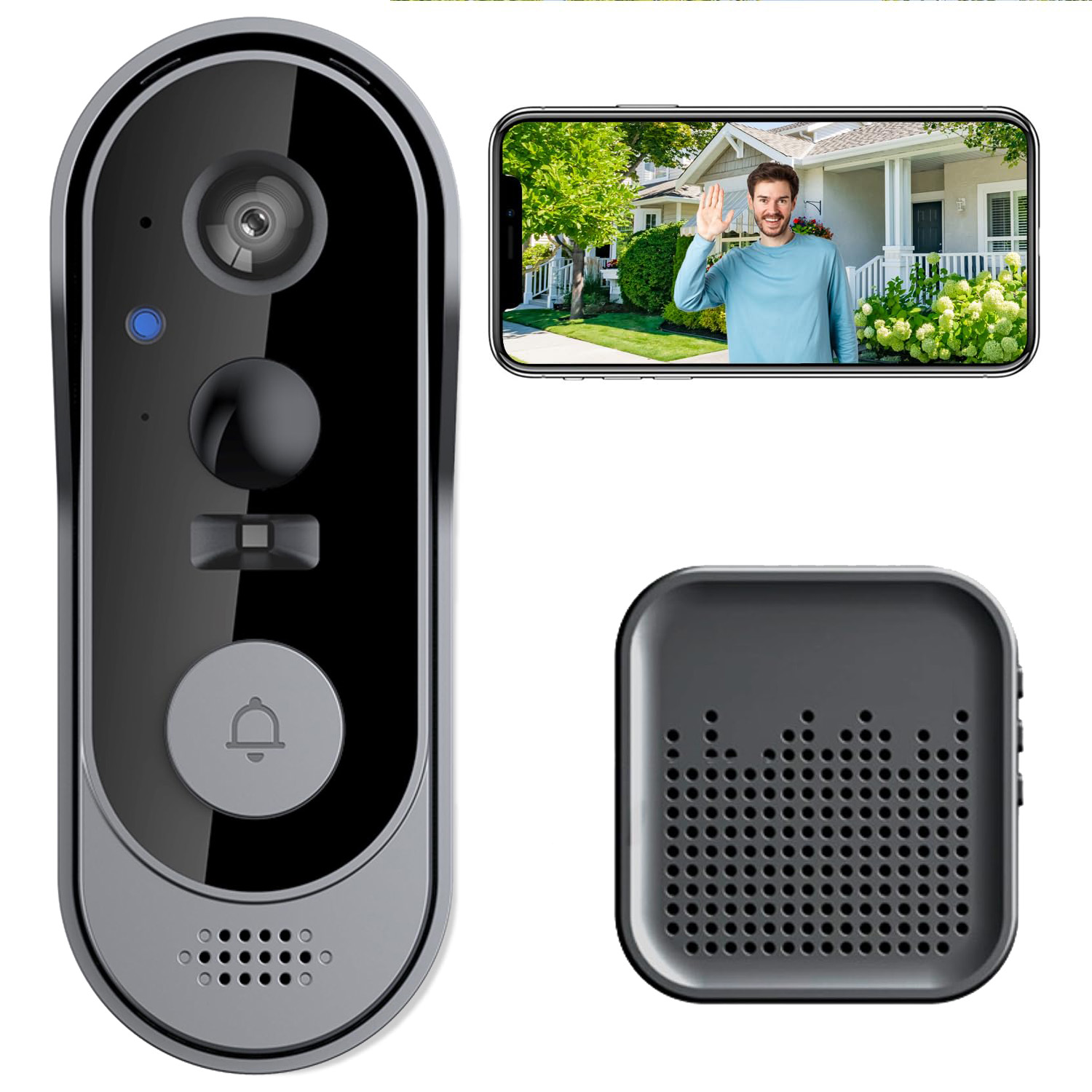 Welnax™ AI Smart Video Doorbell Camera Wireless