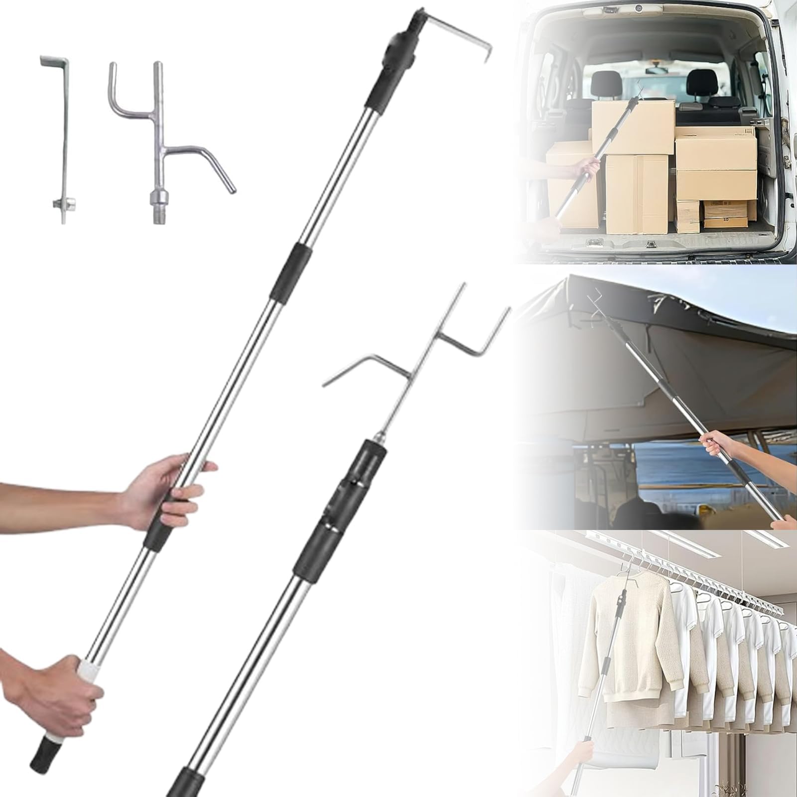 ⏰Hot Sale 49% OFF - Truck Cargo Grabber, Telescoping Pickup Truck Bed Retriever Tool