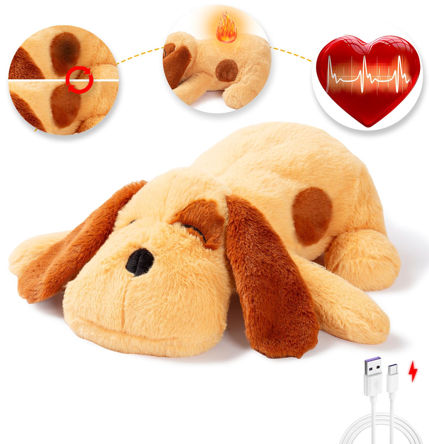 Snuggle Puppy Toy With Heartbeat