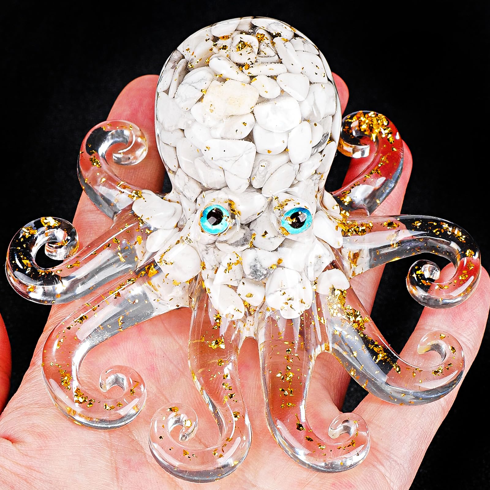 Crystal Octopus Figurine