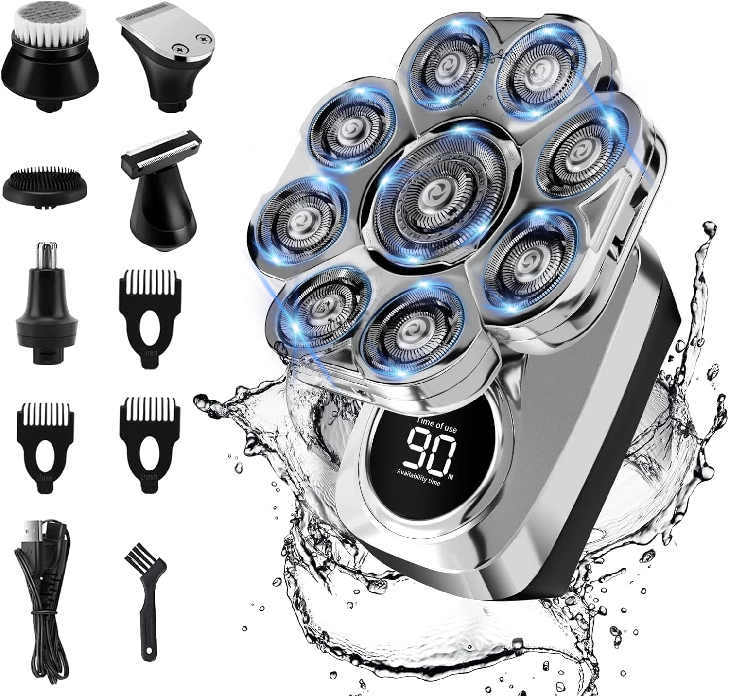9D Head Shavers for Bald Men