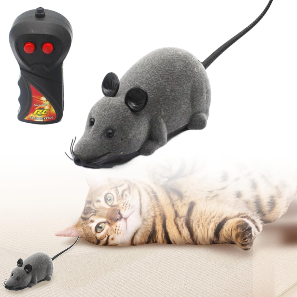 2025 New Interactive Automatic Moving Mouse Toys with Squeaky Sound