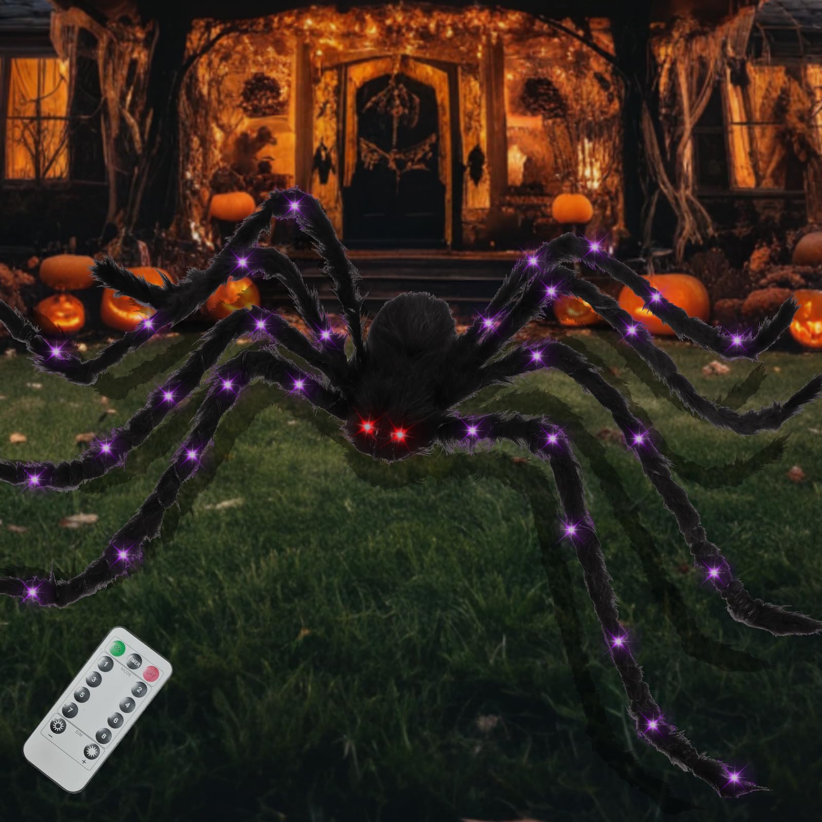 Halloween Decorations 4.9 FT Giant Spider