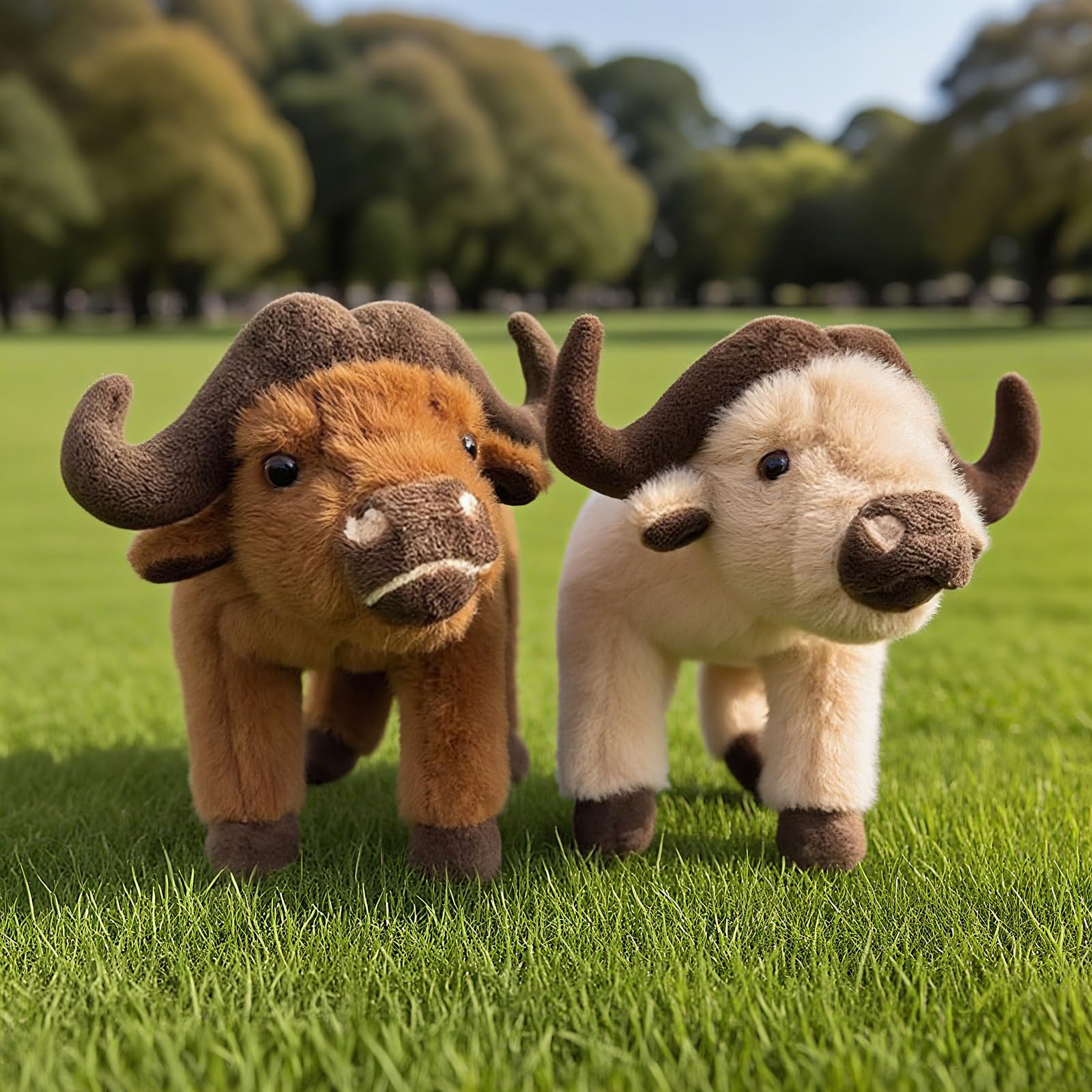9.8" Cute Bison Stuffed Soft Plushies Toys